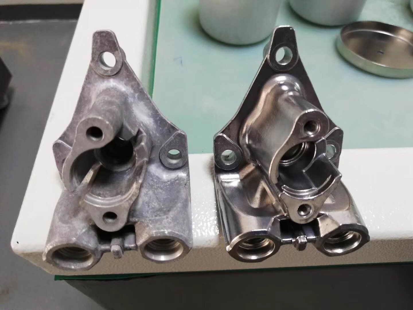 尿素噴嘴外殼拋光效果圖